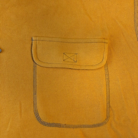 Practical, warm,comfy and realiy big Top Yellow Taupe quater zipper open neck - Picture 4 of 5